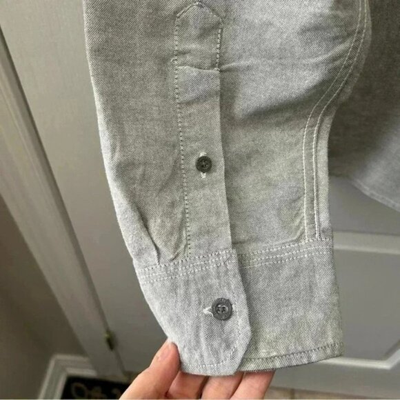 Calvin Klein Mens Shirt Long Sleeve Button Down Collared Grey Size Large NWOT - Picture 10 of 16